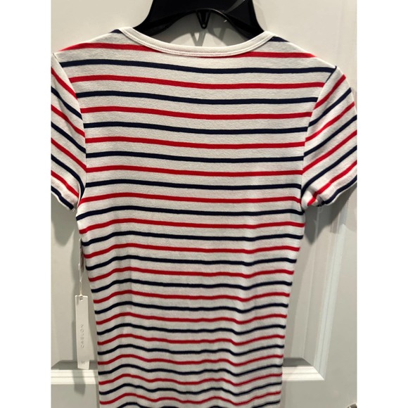Caslon Ivory, Red, Navy Whitley Striped T-Shirt - Picture 8 of 8